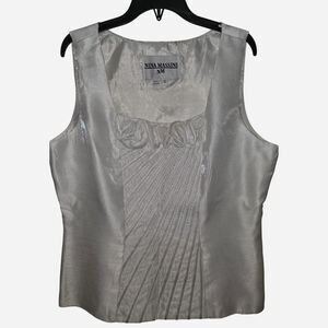 Elegant Nina Massini Shimmer Blouse - Size 12